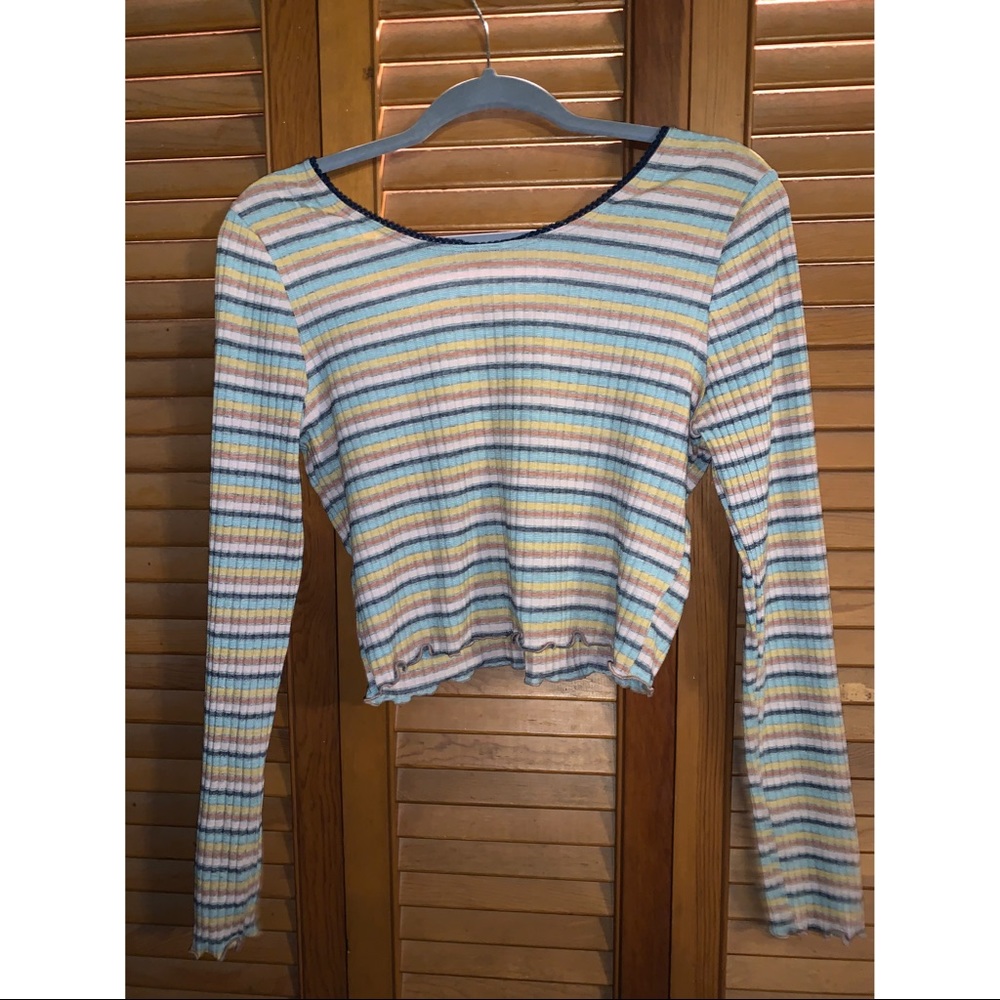 Striped Crop Top